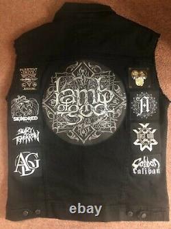 Custom Battle Jacket with Yr. Personal Patch Selection Heavy Thrash Death Metal M