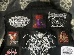 Custom Battle Jacket with Yr. Personal Patch Selection Heavy Thrash Death Metal M