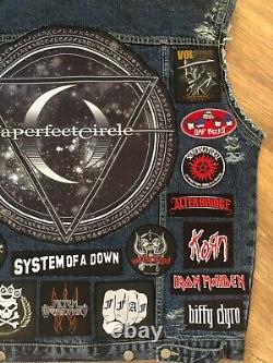 Custom Battle Jacket with Yr. Personal Patch Selection Heavy Thrash Death Metal M