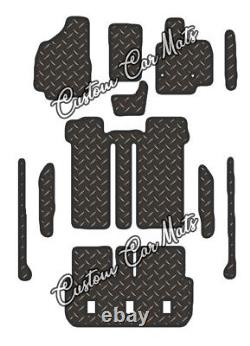 Custom Fit Toyota Estima Car Floor Mats In Rubber From 2006 Onwards 11 Pieces