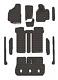 Custom Fit Toyota Estima Rubber Car Floor Mats (2006 Onwards) 11-piece Set