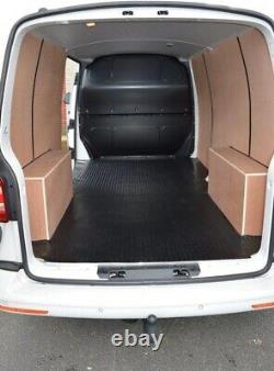 Custom Fit Vw T5 Lwb Rear Floor Mats In Rubber From 2003 To 2015