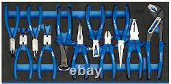 DRAPER Heavy Duty Plier Set in Full Drawer EVA Insert Tray (11 Piece) 63268