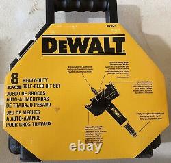 DW1649 Dewalt 8 piece heavy duty self feed bit set