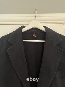 Drake's Dark Navy Heavy Cotton Twill Games Blazer Mk. I