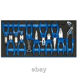 Draper 11 Piece Heavy Duty Pliers Set With Full Drawer EVA Insert Tray 63268