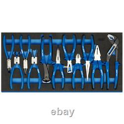 Draper 63268 Expert Heavy Duty Plier Set in Full Drawer EVA Insert Tray 11 Piece