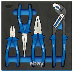 Draper Expert 4 Piece Heavy Duty Pliers Set in a EVA 1/2 Drawer Insert 63263