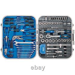 Draper Expert Mechanics Tool Kit (127 Piece) Heavy-Duty Lockable Storage Case