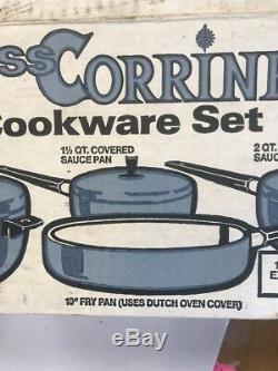 Duchess Corrine Heavy Gauge Aluminum Cookware New 7 Piece Set Ace Of Club VTG