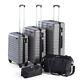 Elevate Unisex 5 Piece Hard Case Set Suitcases