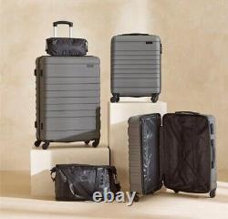 Elevate Unisex 5 Piece Hard Case Set Suitcases