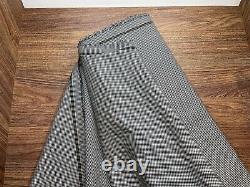 Ermenegildo Zegna Mohair Fabric Houndstooth pepito pattern 2.3m 385 $