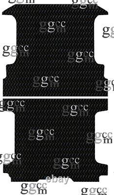 Fits Renault Traffic Double Doors Van Lwb 2014-on Tailored Rubber Rear Mat 2-pc