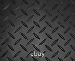 Fits Toyota Alphard 2003 To 2008 Tailored Black Rubber Car Floor Mats. (2 Clips)