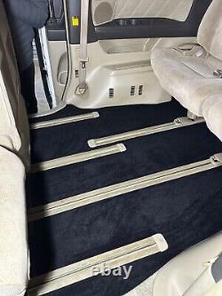 For Toyota Alphard 2003 To 2008 Tailored Black Car Floor Mat (1 Piece & 2 Clips)
