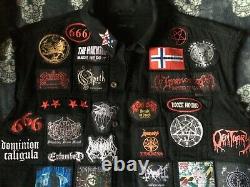 Full (Heavy) Metal Jacket Thrash Death Black Denim Battle CutOff Nifelheim Patch