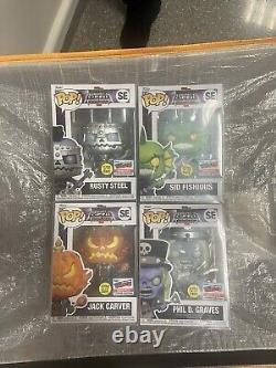 Funko Pop Heavy Metal Halloween Mascots Set Of GITD NYCC 2023 1000 piece In Hand