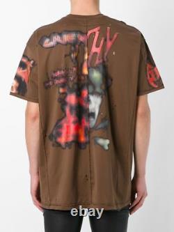 GIVENCHY T-shirt Distressed Pieced'Heavy Metal', S