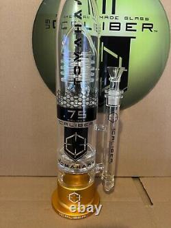 GOLD 16 Caliber Glass Water Pipe Hookah NEW American Made Heavy Piece Tomahawk