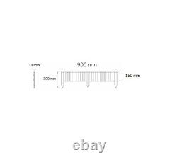 Garden Wooden HEAVY DUTY Edging Log Fence 90 x 30 x 15cm