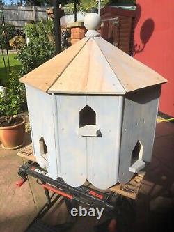 Hand Made Very Large And Heavy 2 Piece Dove Cote / Bird Houses