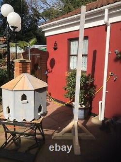 Hand Made Very Large And Heavy 2 Piece Dove Cote / Bird Houses