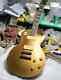 Handmade Heavy Relic Goldtop P90 Electric Guitar, One Piece Neck And Body Top