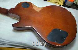 Handmade Heavy Relic Goldtop P90 Electric Guitar, one Piece Neck and Body Top