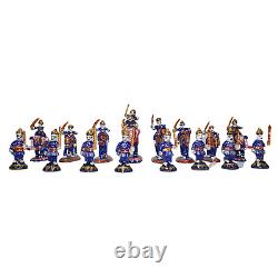 Heavy Decorated Royal War theme Handcrafted Chess Pieces Set