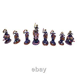 Heavy Decorated Royal War theme Handcrafted Chess Pieces Set