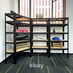 Heavy Duty 1500mm Height Corner Garage Racking/Shelving Unit 5 Tier Storage Rack