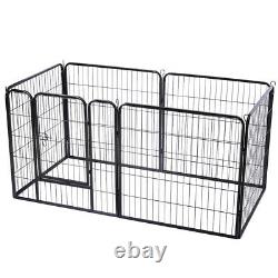 Heavy Duty 6 Piece Large High Puppy Dog Play Pen Run Enclosure 80cm Foldable NEW