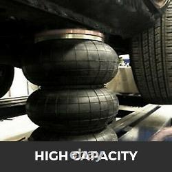 Heavy Duty Cap Lift Height Pneumatic Triple Air Bag Car Jack Trolley 6600 lbs/3T
