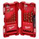 Heavy Duty Cobalt Red Helix Drill Bit Set For Drill Drivers Power Tool 15-piece