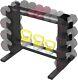 Heavy Duty Dumbbell Rack Home Gym Weight Kettlebell Storage