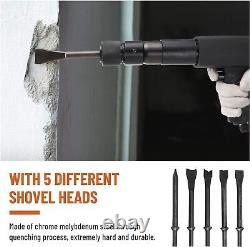 Heavy Duty Pneumatic Air Hammer Vibration Impact Tool Chisel Impact Tool Bit New