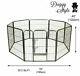 Heavy Duty Puppy Dog Play Pen Enclosure Whelping Playpen 8 Piece Cage Ds-hd01l