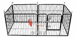 Heavy Duty Puppy Play Pen 6-piece Rabbit Enclosure Whelping Box