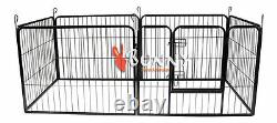 Heavy Duty Puppy Play Pen 6-piece Rabbit Enclosure Whelping Box