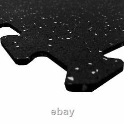 Heavy Duty Rubber Interlocking Mats, Puzzle Floor Tiles, Gym Garage Treadmill Matt