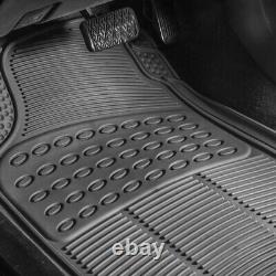 Heavy Duty Rubber Universal Car Floor Mats 5 Piece 7 Seater Cars Suv Mpv 4x4