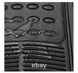 Heavy Duty Rubber Universal Car Floor Mats 5 Piece 7 Seater Cars Suv Mpv 4x4