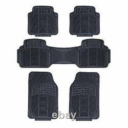 Heavy Duty Rubber Universal Car Floor Mats 5 Piece 7 Seater Cars Suv Mpv 4x4