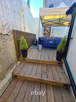Heavy Duty Treated Decking Board Larch Softwood Timbers 28mm x 150mm