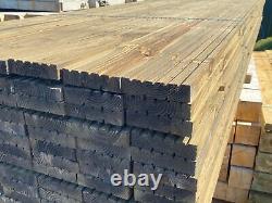 Heavy Duty Treated Decking Board Larch Softwood Timbers 28mm x 150mm