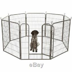 Heavy Duty Whelping Pen 8 Piece Puppy Dog Run Enclosure Playpen Extra Large