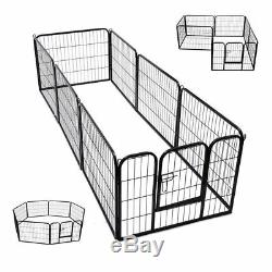 Heavy Duty Whelping Pen 8 Piece Puppy Dog Run Enclosure Playpen Extra Large