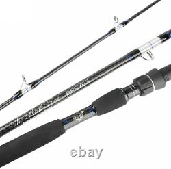 Heavy Fishing Rods 7'63 2.3m Travel 3-Piece Sea Boat Popping Saltwater Spinning