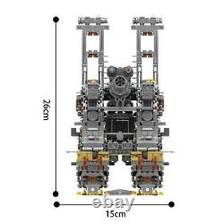 Heavy Gustav Railway Gun WW2 3846 Pieces 3 Soldiers